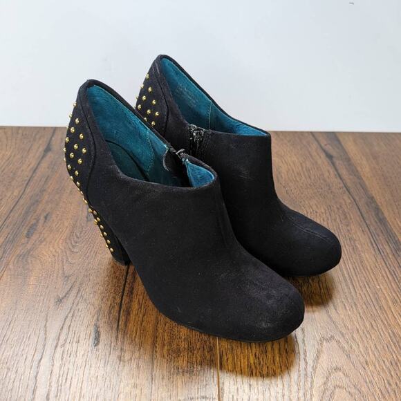 ASOS London Rebel Studded Ankle Heeled Booties - Picture 2 of 6